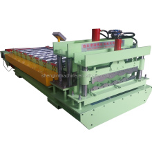 Galvanized colored steel glazed tile forming machine